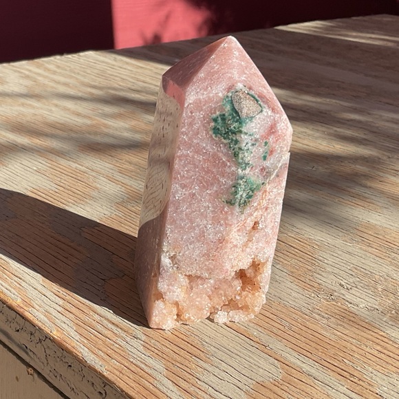 Natural Pink Amethyst Crystal Tower